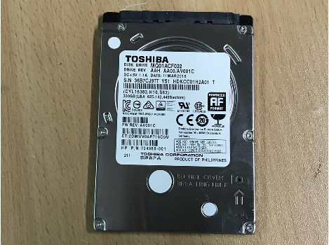 Toshiba MQ01ACF032 320GB Хард Дискове - втора ръка 100(%) технически изправен работил 109 дни